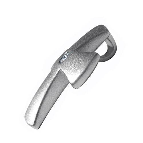 Satin Polished Sterling Silver Flared Cross Pendant with Bezel-Set Round-Cut Cubic Zirconia Centerfor Easter or Gift of Faith