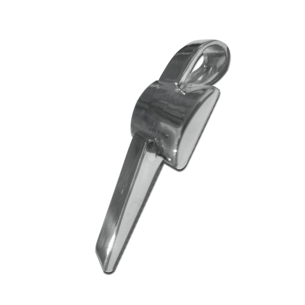 Mirror Polished Sterling Silver Cross Pendant with Unique Overlay Design for Easter or Gift of Faith