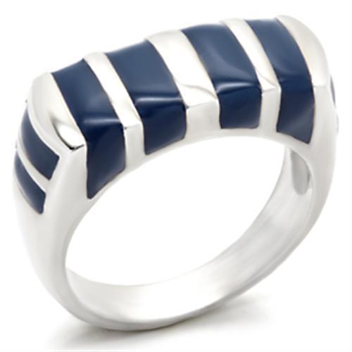 High Polished 925 Sterling Silver Ring with Epoxy in Montana