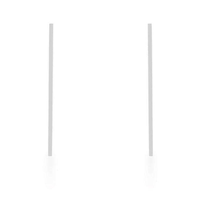 Stainless Steel Long Line Drop Earrings