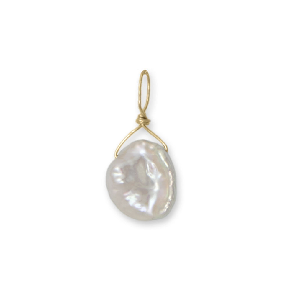 Individual 14k Yellow Gold Gemstone Birthstone Charm for Charm Bracelet or Necklace (January - December)