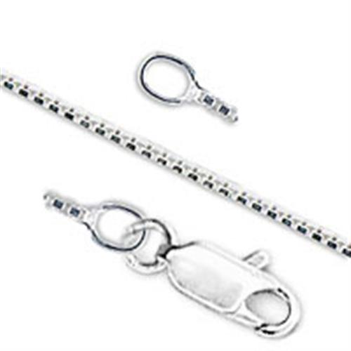 High Polished 925 Sterling Silver Chain with No Stone