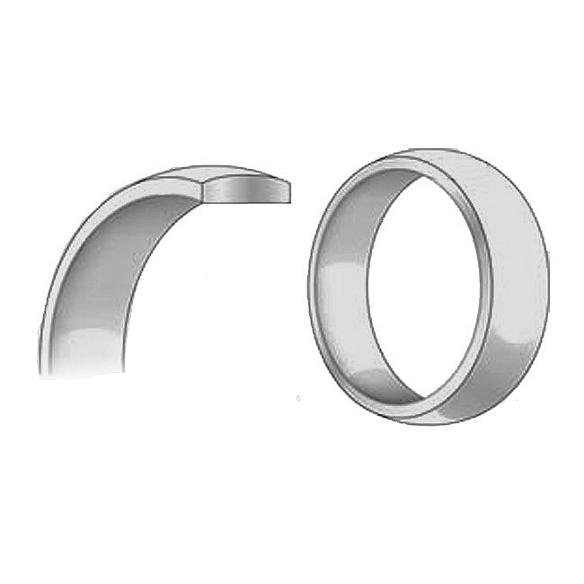 14k White Gold 3mm Unisex Standard-fit Polished Milgrain Wedding Band