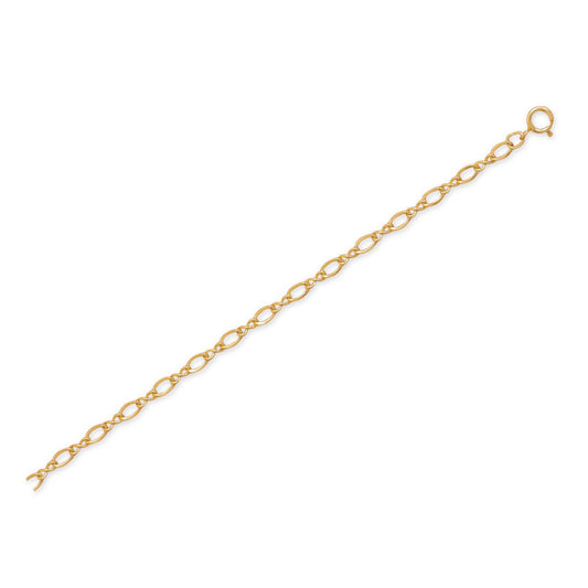 14/20 Gold Filled 3 mm Figure 8 Chain Anklet