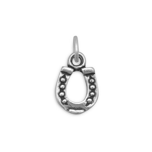 Authentic 925 Sterling Silver Horseshoe Women's Charm for Bracelet or Necklace