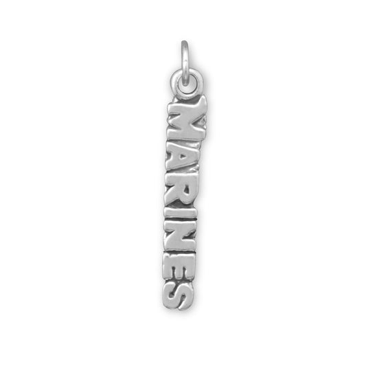 Authentic 925 Sterling Silver Marines Women's Charm for Bracelet or Necklace