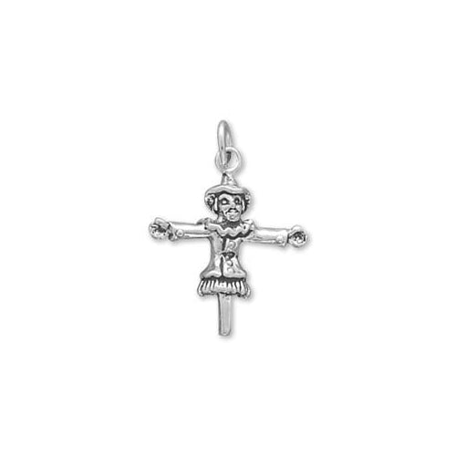 Sterling Silver Scarecrow Charm