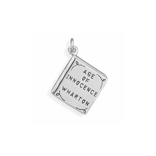 Sterling Silver Age of Innocence Book Charm