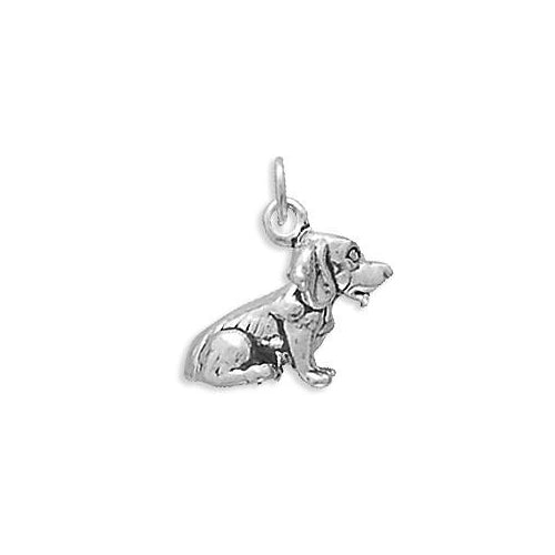 Sterling Silver Beagle Charm