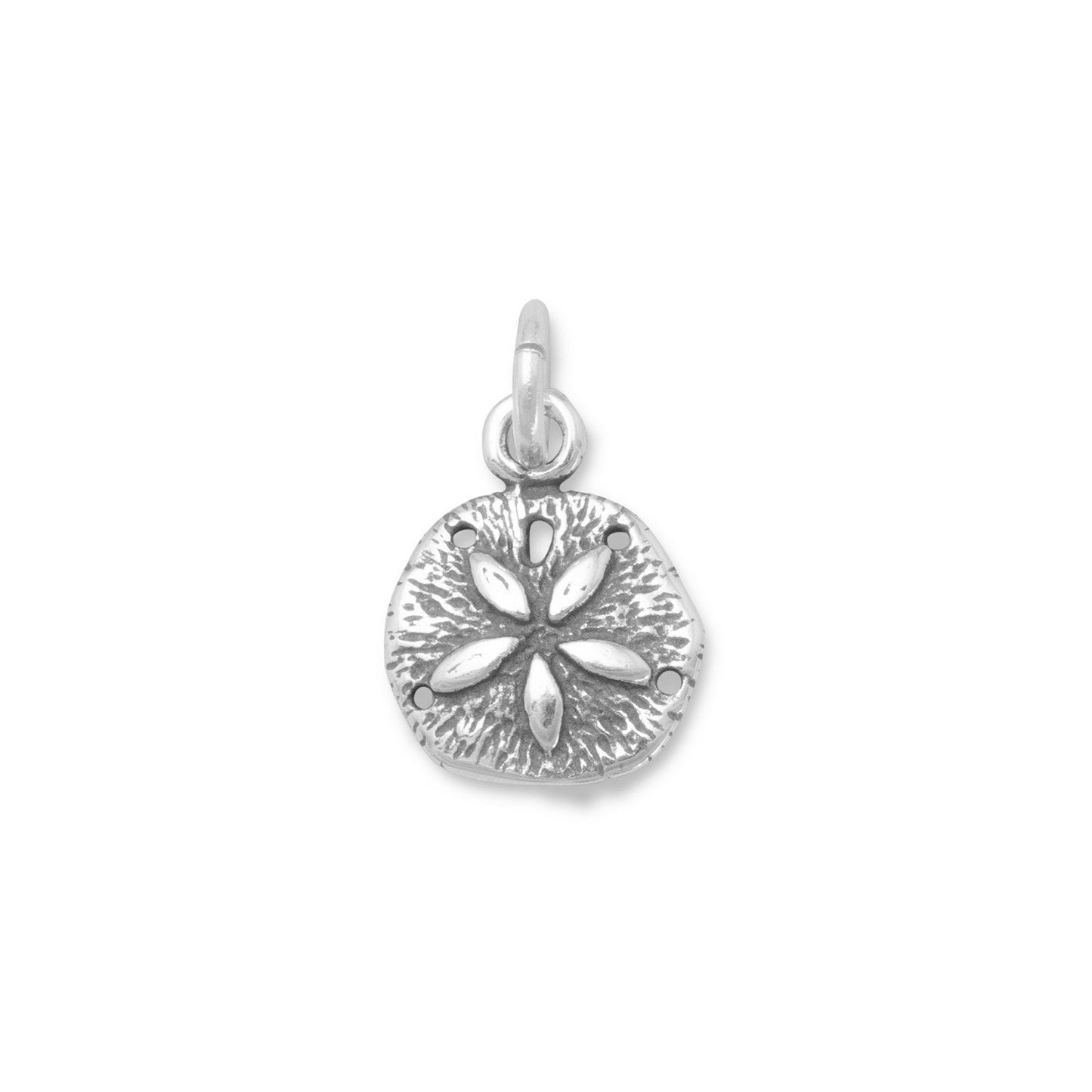 Authentic 925 Sterling Silver Sand Dollar Women's Charm for Bracelet or Necklace