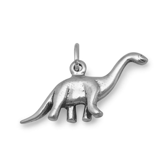 Authentic 925 Sterling Silver Apatosaurus Women's Charm for Bracelet or Necklace