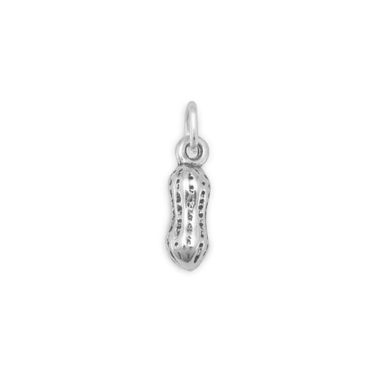 Authentic 925 Sterling Silver Peanut Women's Charm for Bracelet or Necklace