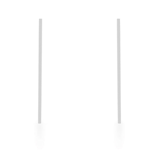 Stainless Steel Long Line Drop Earrings