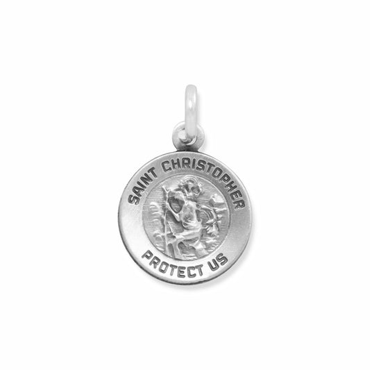 Sterling Silver Small St. Christopher Charm