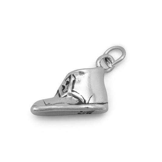 Authentic 925 Sterling Silver Baby Shoe Women's Charm for Charm Bracelet or Necklace