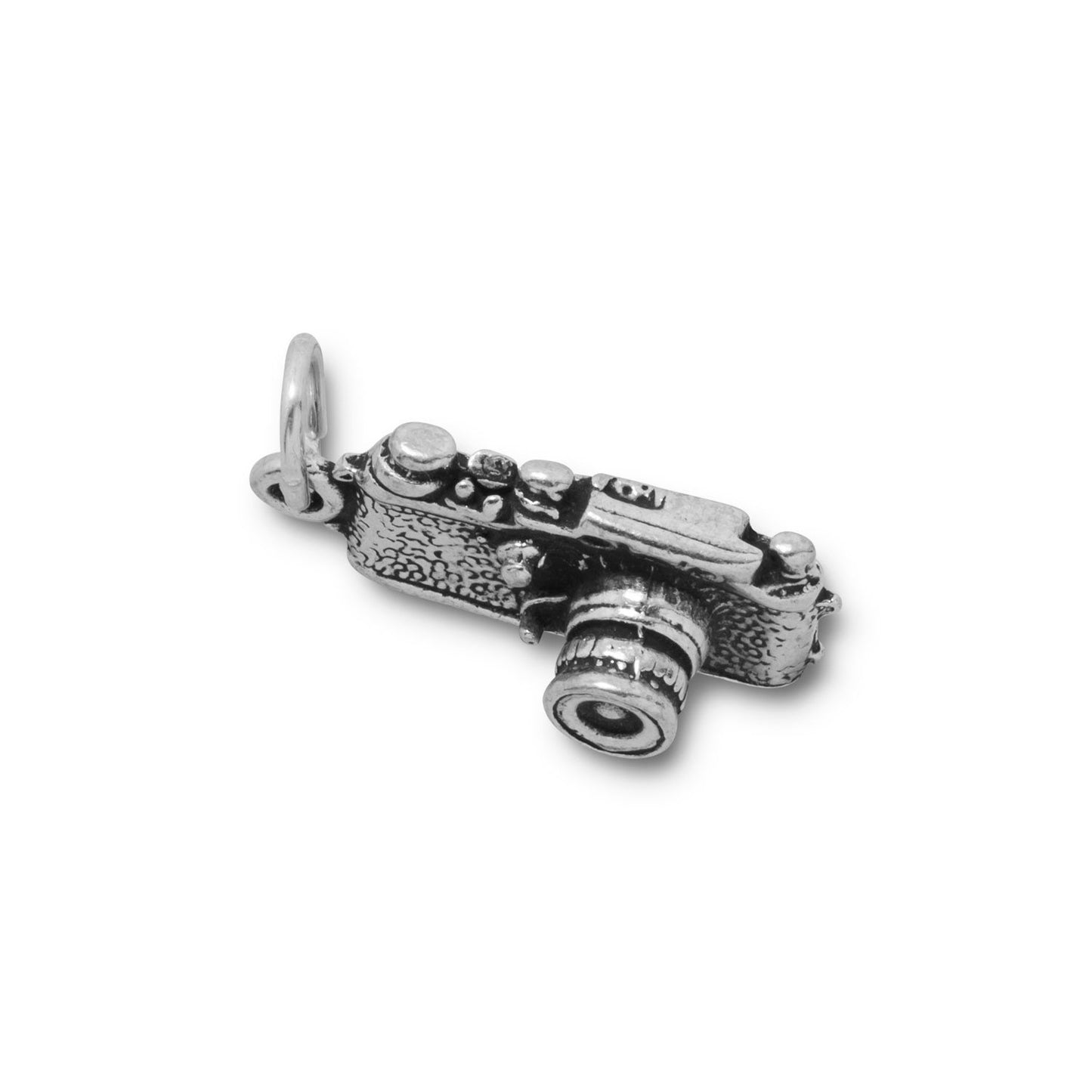 Authentic 925 Sterling Silver Camera Women's Charm for Charm Bracelet or Necklace