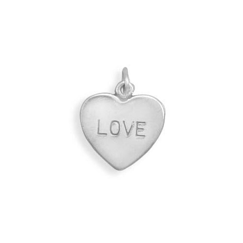 Sterling Silver Love Charm