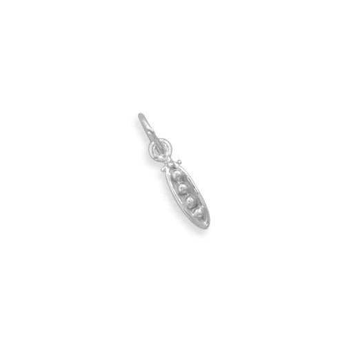 Sterling Silver Peas in a Pod Charm