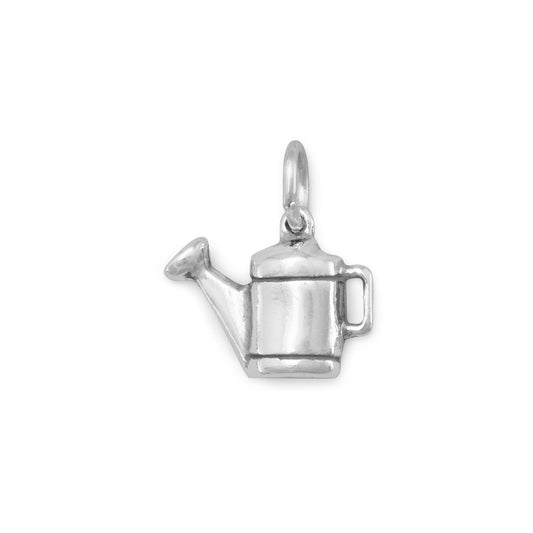 Authentic 925 Sterling Silver Watering Can Women's Charm for Charm Bracelet or Necklace