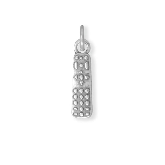 Authentic 925 Sterling Silver 3d TV Remote Women's Charm for Bracelet or Necklace