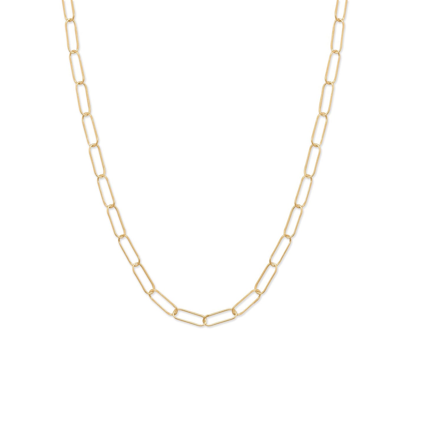 14/20 Gold Fill Paper Clip 18" Necklace