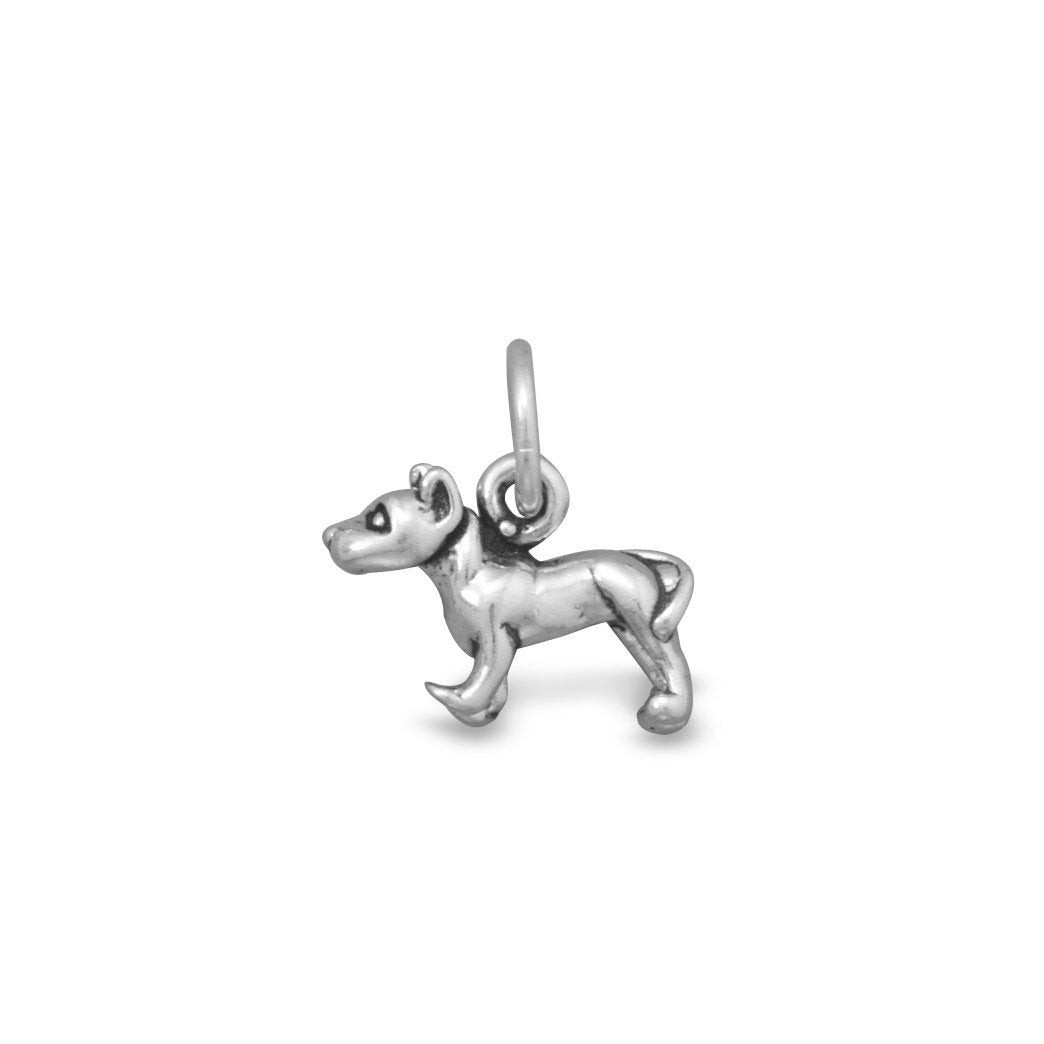 Sterling Silver American Staffordshire Terrier Pit Bull Charm