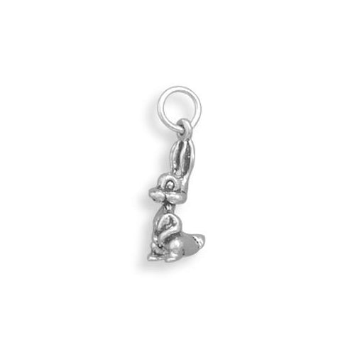 Sterling Silver Sitting Rabbit Charm