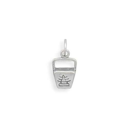 Sterling Silver Chinese Take Out Box Charm