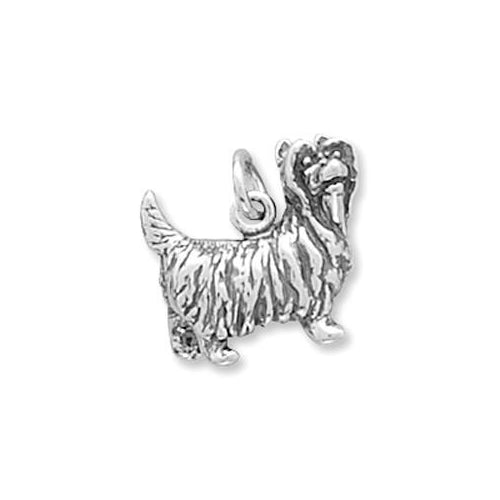 Sterling Silver Yorkshire Terrier Charm