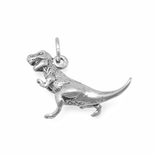 Authentic 925 Sterling Silver Tyrannosaurus Rex Women's Charm for Bracelet or Necklace