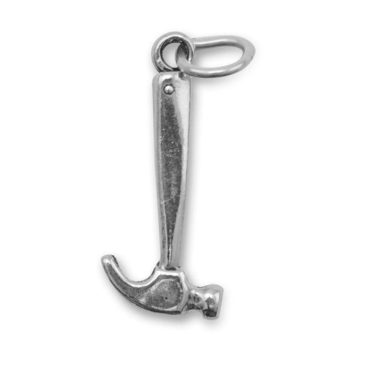 Authentic 925 Sterling Silver Hammer Women's Charm for Bracelet or Necklace