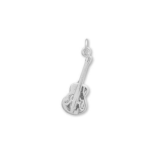 Sterling Silver Guitar Charm