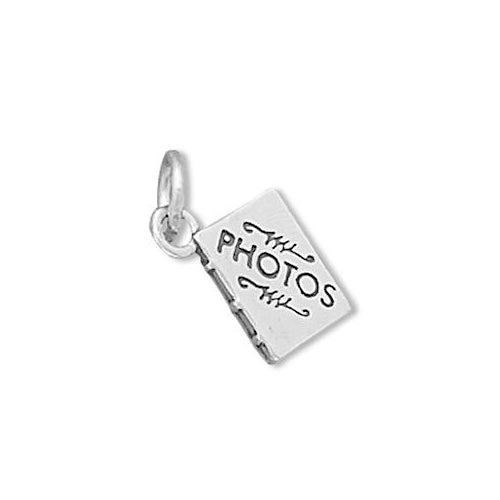 Sterling Silver Photo Album Charm