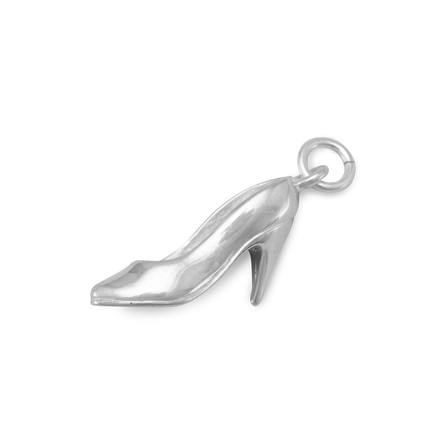 Authentic 925 Sterling Silver High Heel Women's Charm for Bracelet or Necklace