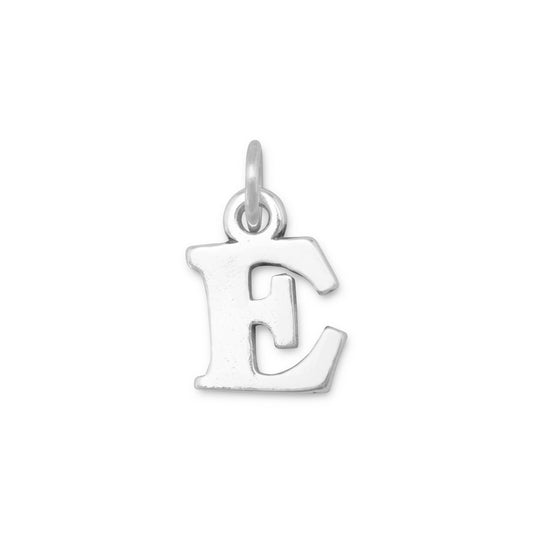 Authentic 925 Sterling Silver Greek Alphabet Letter Women Bracelet Charm-Epsilon