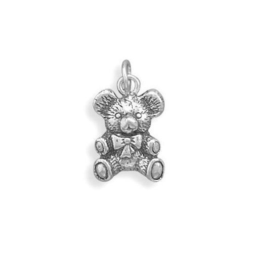 Sterling Silver Antique Teddy Bear Charm