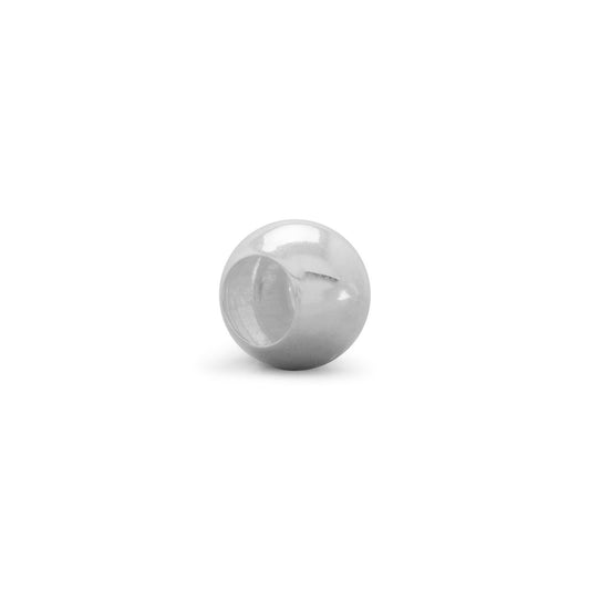 6mm Sterling Silver Bead with 3.5mm Hole