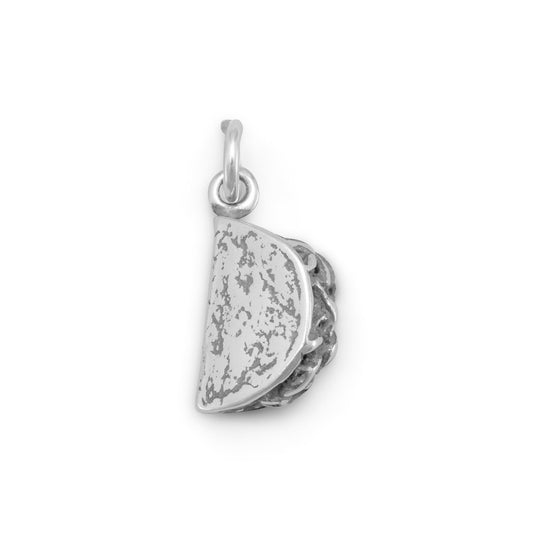 Authentic 925 Sterling Silver Taco Women's Charm for Bracelet or Necklace