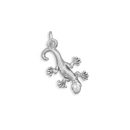 Sterling Silver Gecko Charm