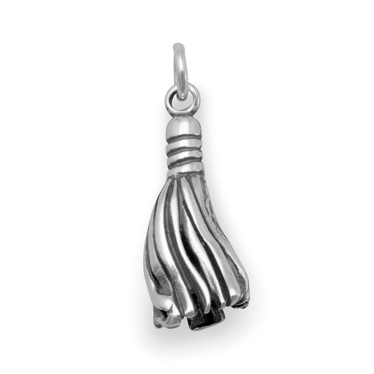 Authentic 925 Sterling Silver Graduation Tassel Bracelet Women's Charm for Bracelet or Necklace