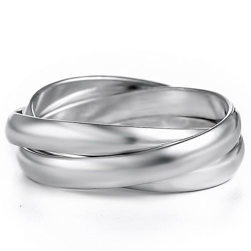 High Polished 925 Sterling Silver Ring with No Stone in No Stone