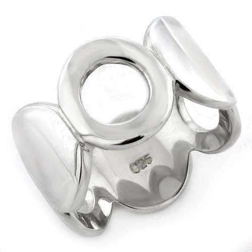 High Polished 925 Sterling Silver Ring with No Stone