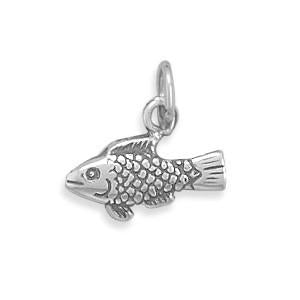 Sterling Silver Fish Bracelet Charm