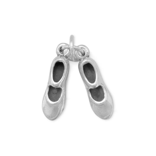 Sterling Silver Tap Shoes Bracelet Charm