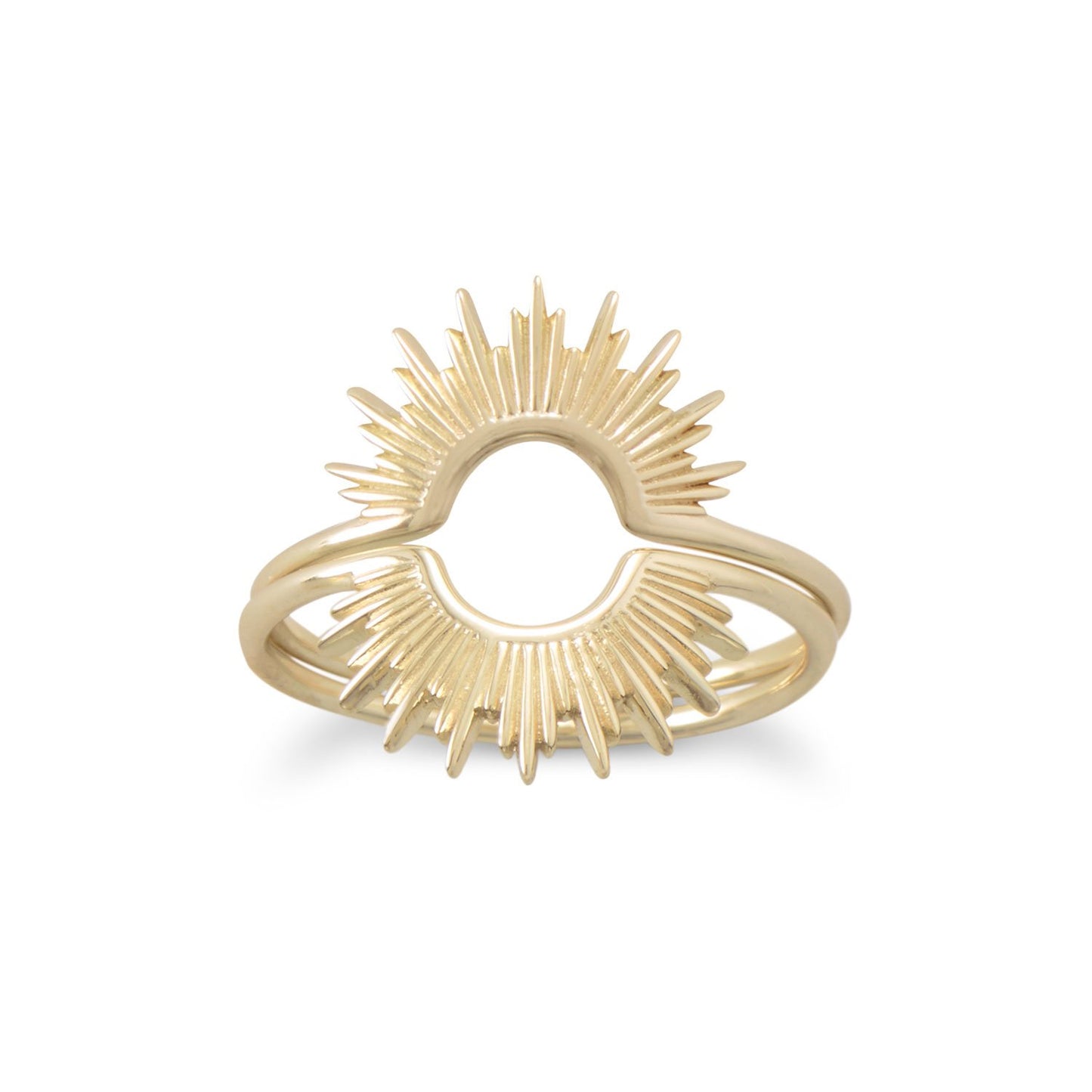 14k Yellow Goldplated Silver Sunset Ring