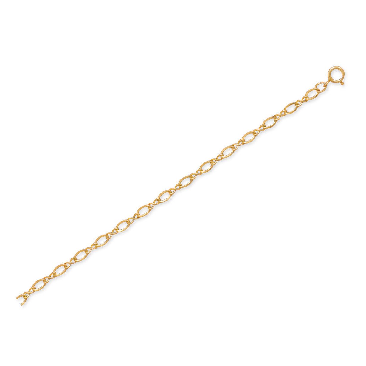 14/20 Gold Filled 3 mm Figure 8 Chain Anklet