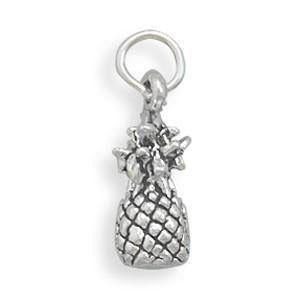 Sterling Silver Pineapple Bracelet Charm