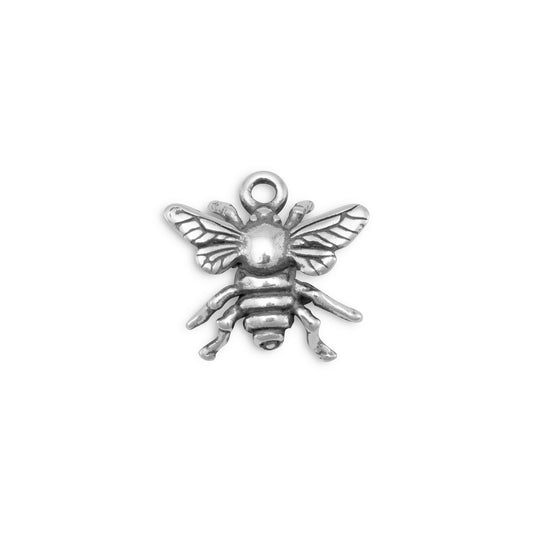Sterling Silver Bee Bracelet Charm
